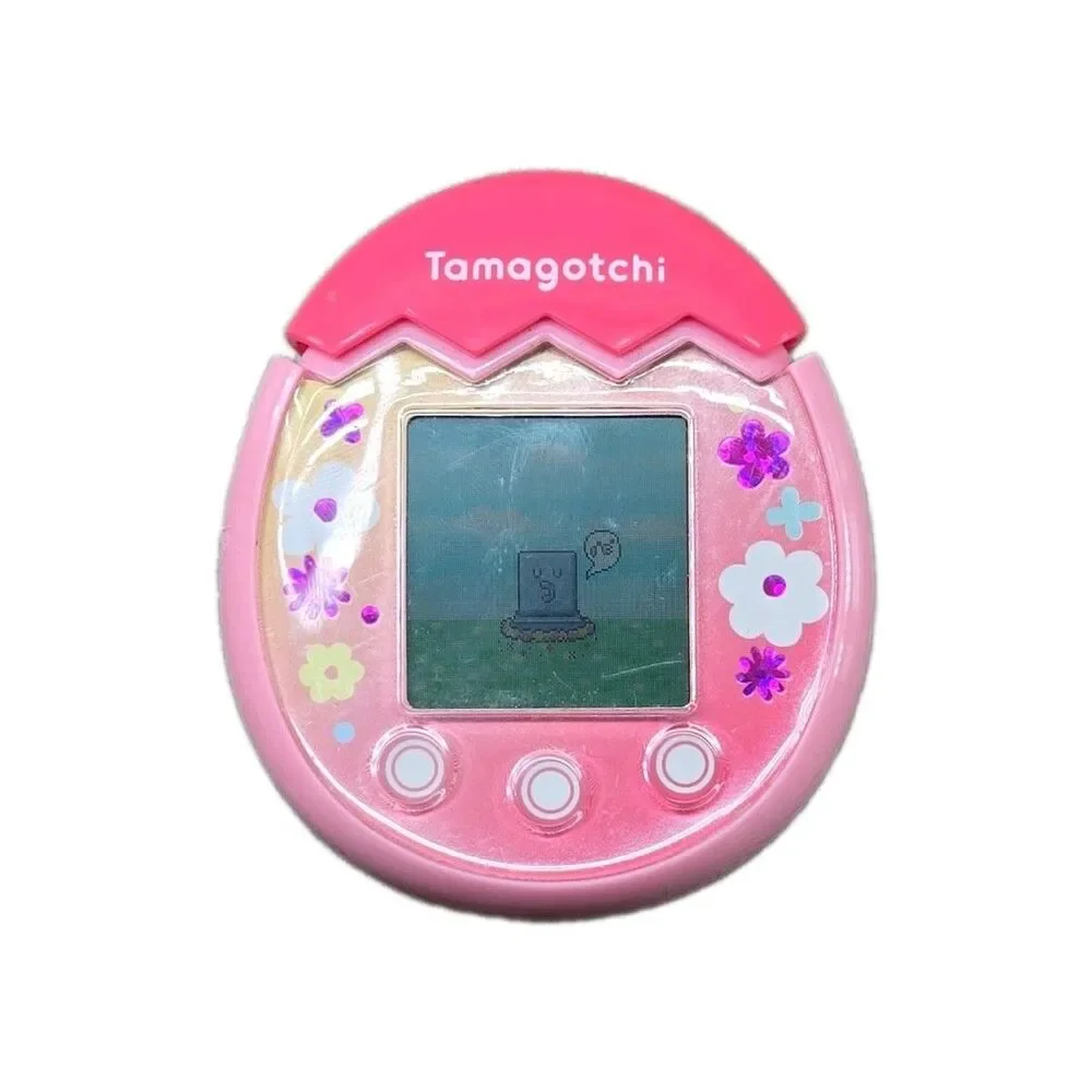 Tamagotchi Pix Floral Pink 2020 Bandai Handheld Virtual Pet 42900 TESTED & WORKS